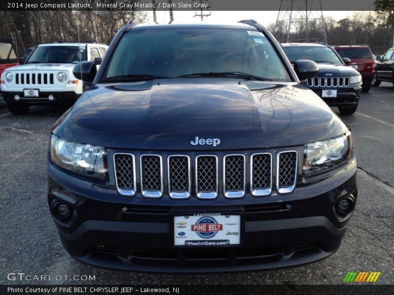 Mineral Gray Metallic / Dark Slate Gray 2014 Jeep Compass Latitude