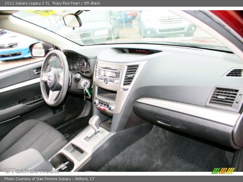Ruby Red Pearl / Off-Black 2011 Subaru Legacy 2.5i