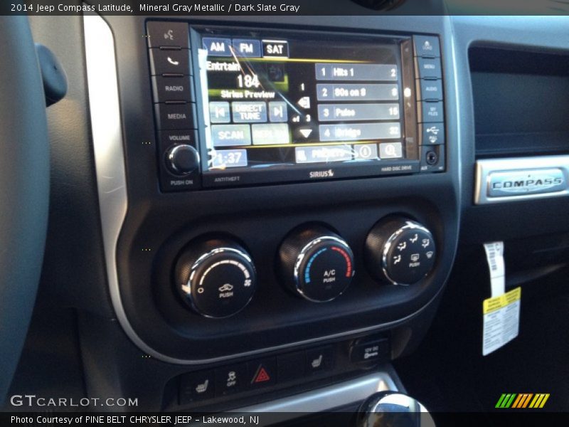 Mineral Gray Metallic / Dark Slate Gray 2014 Jeep Compass Latitude