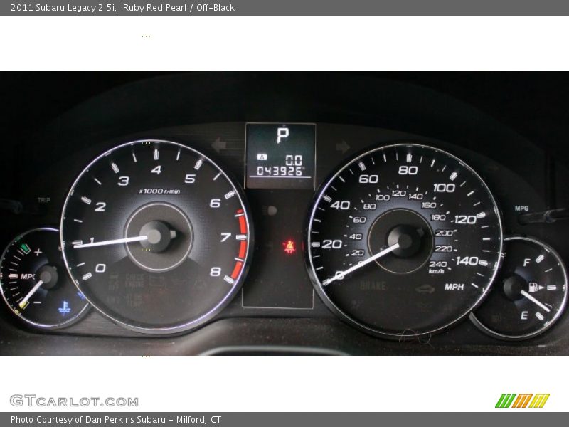 Ruby Red Pearl / Off-Black 2011 Subaru Legacy 2.5i