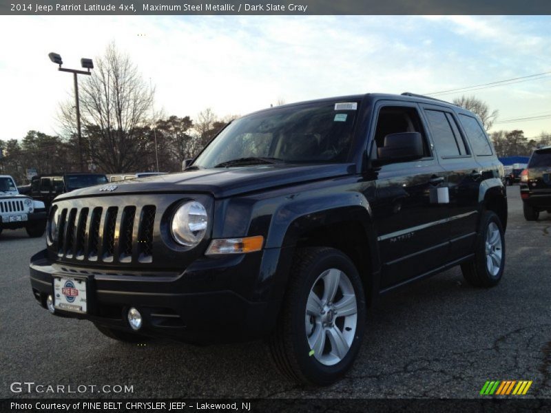 Maximum Steel Metallic / Dark Slate Gray 2014 Jeep Patriot Latitude 4x4