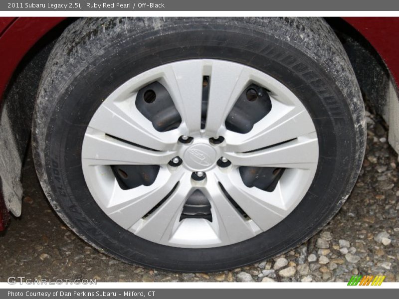 Ruby Red Pearl / Off-Black 2011 Subaru Legacy 2.5i