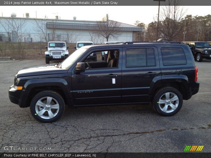 Maximum Steel Metallic / Dark Slate Gray 2014 Jeep Patriot Latitude 4x4