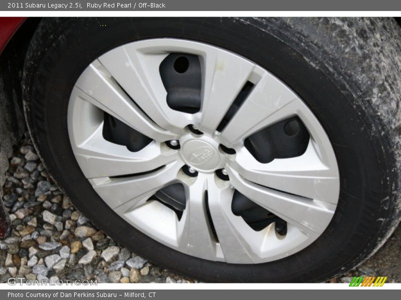 Ruby Red Pearl / Off-Black 2011 Subaru Legacy 2.5i