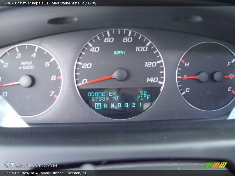 Silverstone Metallic / Gray 2007 Chevrolet Impala LT