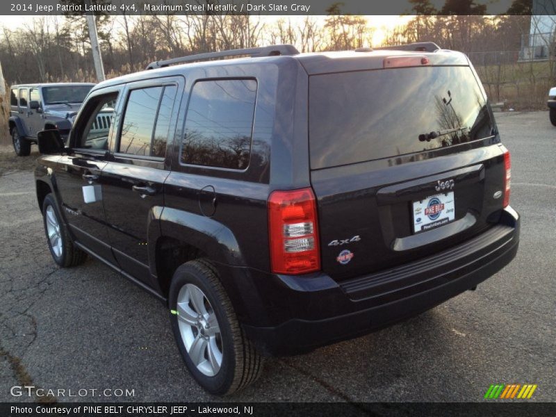 Maximum Steel Metallic / Dark Slate Gray 2014 Jeep Patriot Latitude 4x4