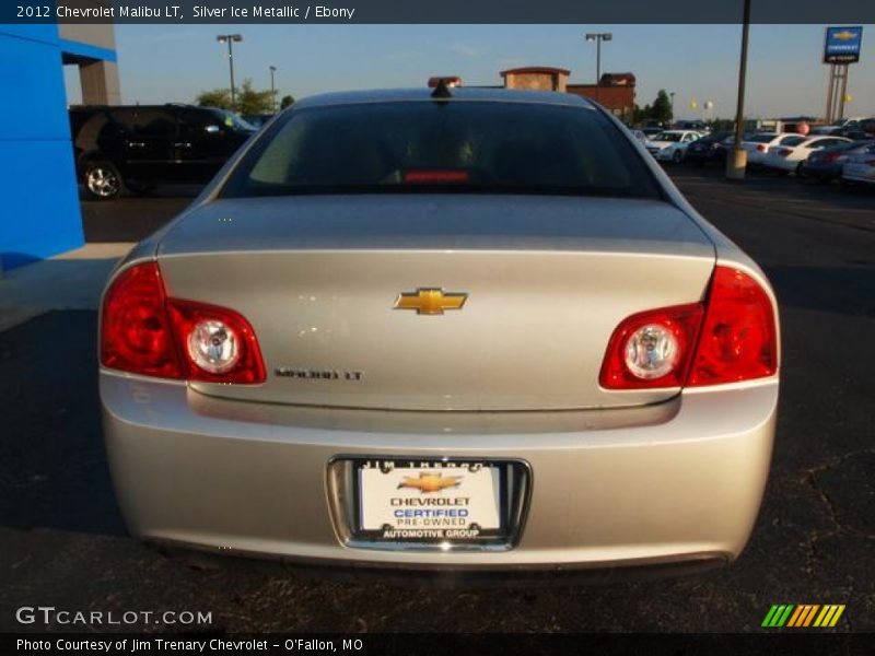 Silver Ice Metallic / Ebony 2012 Chevrolet Malibu LT