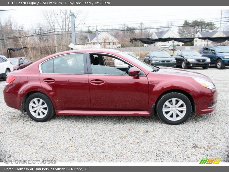 Ruby Red Pearl / Off-Black 2011 Subaru Legacy 2.5i Premium
