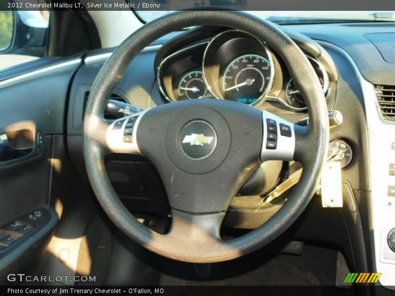 Silver Ice Metallic / Ebony 2012 Chevrolet Malibu LT