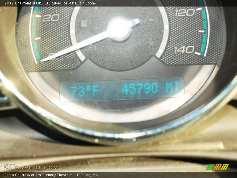 Silver Ice Metallic / Ebony 2012 Chevrolet Malibu LT