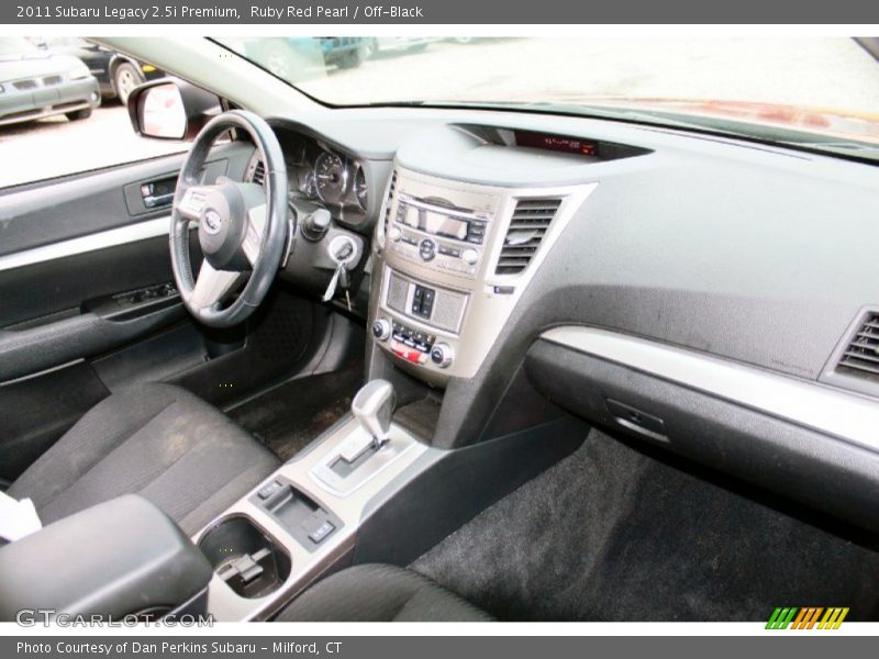 Ruby Red Pearl / Off-Black 2011 Subaru Legacy 2.5i Premium