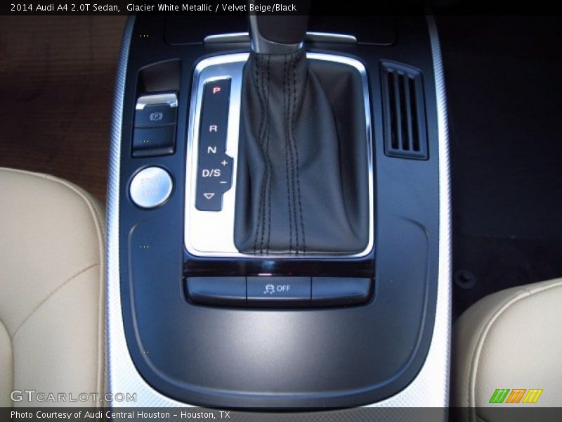 Glacier White Metallic / Velvet Beige/Black 2014 Audi A4 2.0T Sedan