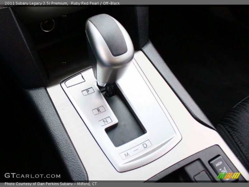 Ruby Red Pearl / Off-Black 2011 Subaru Legacy 2.5i Premium