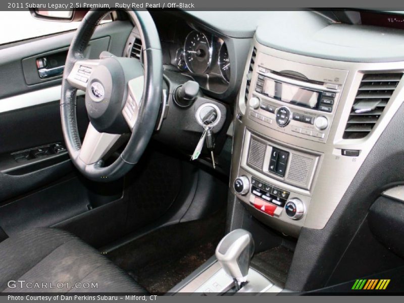 Ruby Red Pearl / Off-Black 2011 Subaru Legacy 2.5i Premium