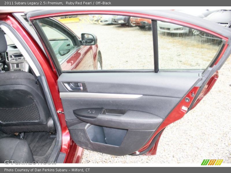 Ruby Red Pearl / Off-Black 2011 Subaru Legacy 2.5i Premium