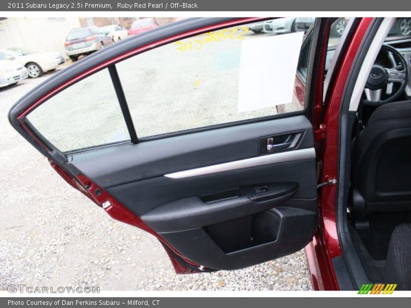 Ruby Red Pearl / Off-Black 2011 Subaru Legacy 2.5i Premium