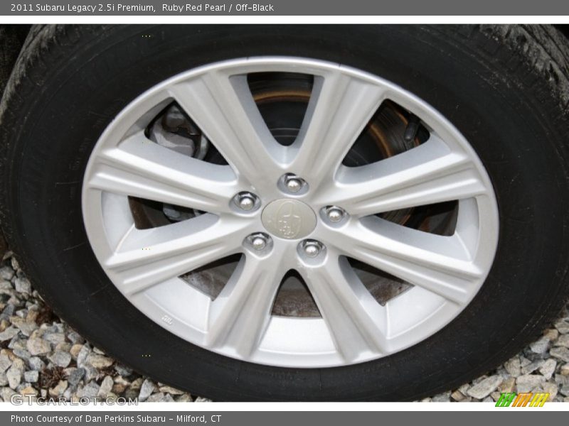 Ruby Red Pearl / Off-Black 2011 Subaru Legacy 2.5i Premium