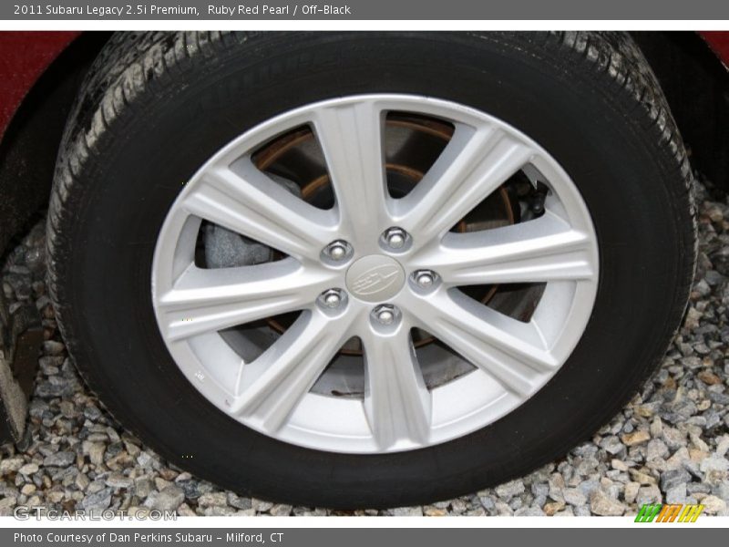 Ruby Red Pearl / Off-Black 2011 Subaru Legacy 2.5i Premium