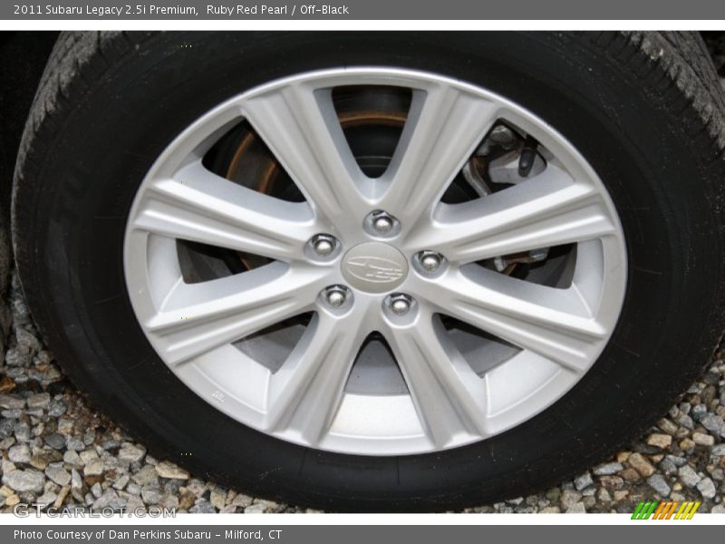 Ruby Red Pearl / Off-Black 2011 Subaru Legacy 2.5i Premium