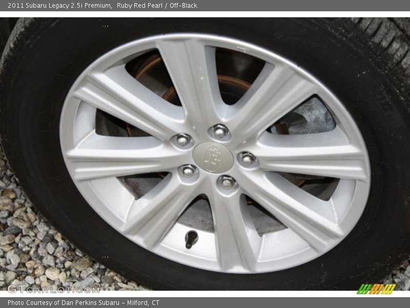 Ruby Red Pearl / Off-Black 2011 Subaru Legacy 2.5i Premium