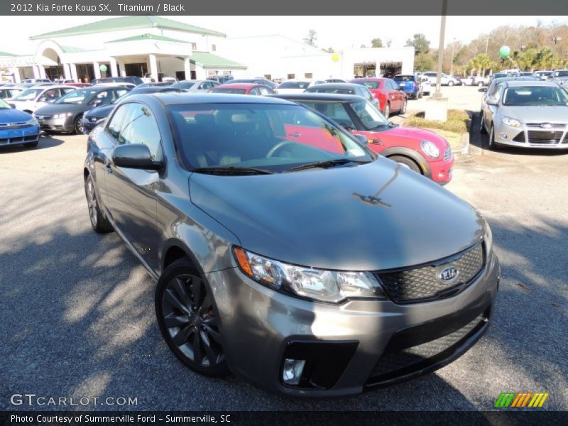 Titanium / Black 2012 Kia Forte Koup SX