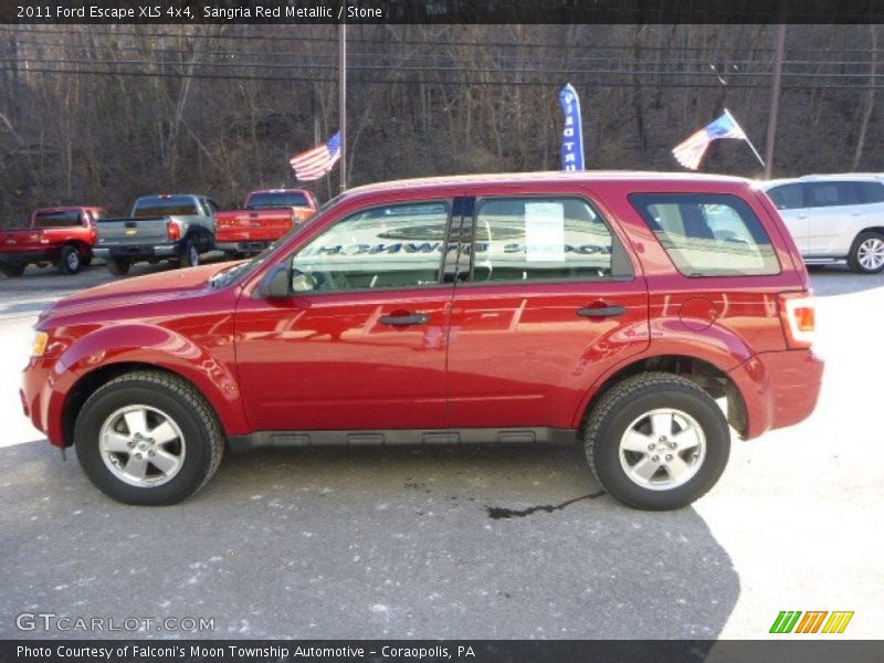 Sangria Red Metallic / Stone 2011 Ford Escape XLS 4x4