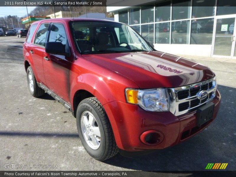 Sangria Red Metallic / Stone 2011 Ford Escape XLS 4x4