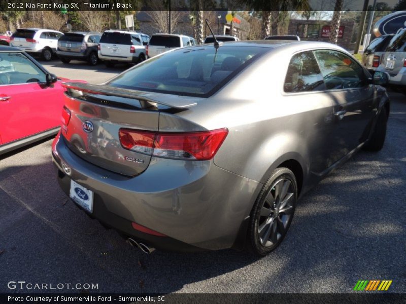 Titanium / Black 2012 Kia Forte Koup SX