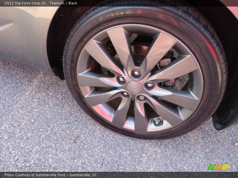 Titanium / Black 2012 Kia Forte Koup SX