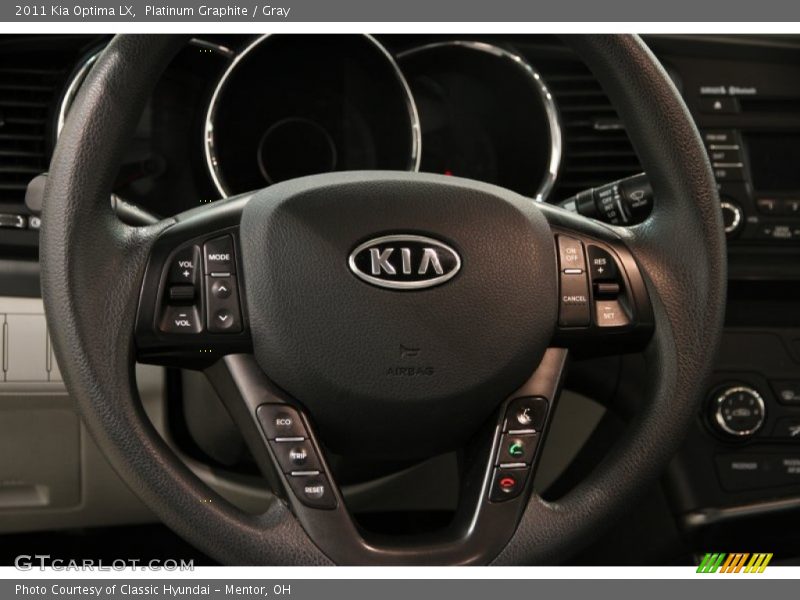 Platinum Graphite / Gray 2011 Kia Optima LX
