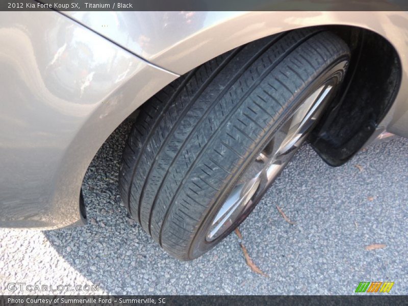 Titanium / Black 2012 Kia Forte Koup SX