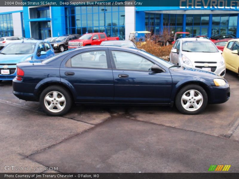 Deep Sapphire Blue Pearlcoat / Dark Slate Gray 2004 Dodge Stratus SE Sedan