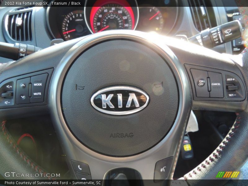 Titanium / Black 2012 Kia Forte Koup SX