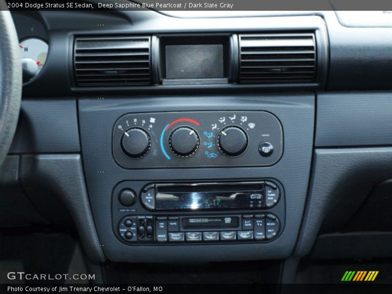 Deep Sapphire Blue Pearlcoat / Dark Slate Gray 2004 Dodge Stratus SE Sedan