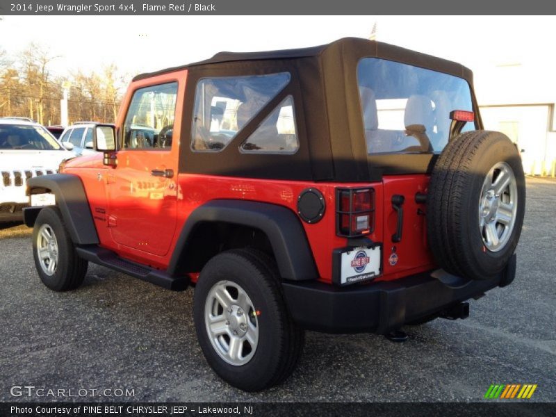 Flame Red / Black 2014 Jeep Wrangler Sport 4x4