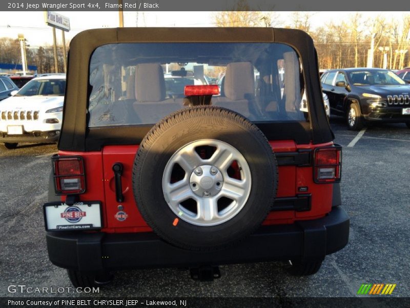 Flame Red / Black 2014 Jeep Wrangler Sport 4x4