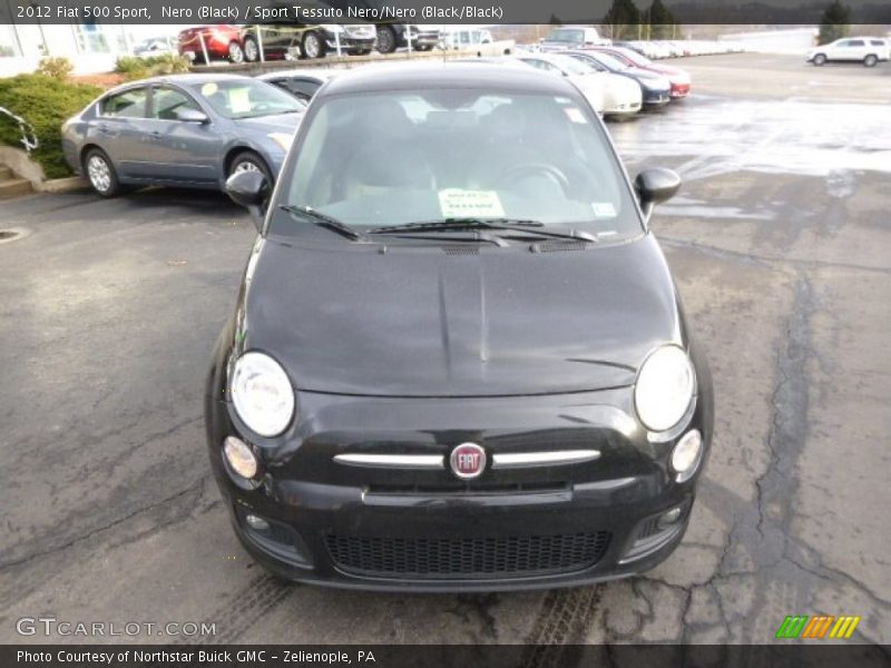 Nero (Black) / Sport Tessuto Nero/Nero (Black/Black) 2012 Fiat 500 Sport