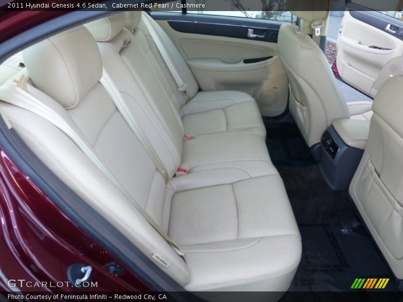 Cabernet Red Pearl / Cashmere 2011 Hyundai Genesis 4.6 Sedan