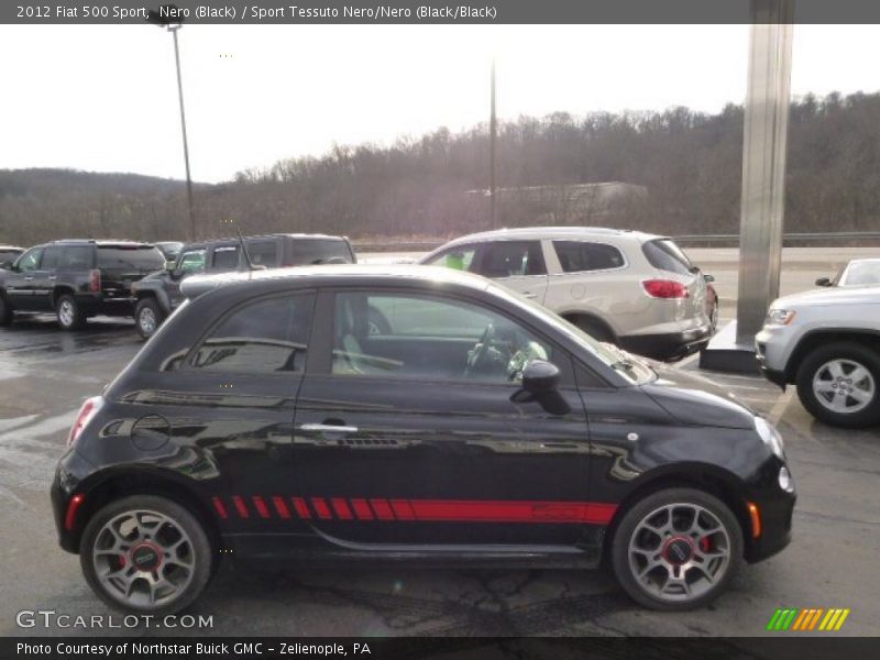 Nero (Black) / Sport Tessuto Nero/Nero (Black/Black) 2012 Fiat 500 Sport