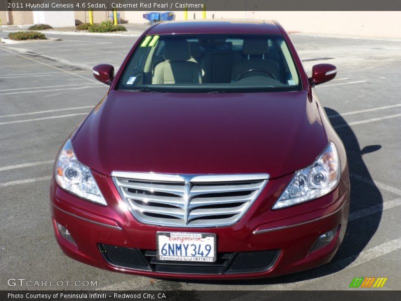 Cabernet Red Pearl / Cashmere 2011 Hyundai Genesis 4.6 Sedan