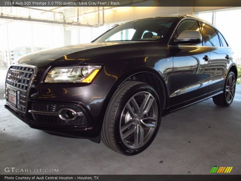 Lava Gray Pearl / Black 2014 Audi SQ5 Prestige 3.0 TFSI quattro