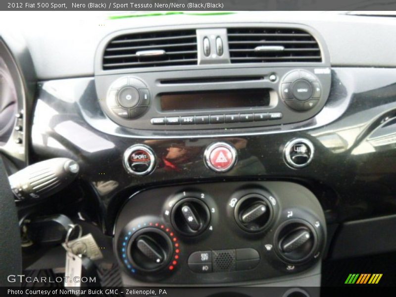 Nero (Black) / Sport Tessuto Nero/Nero (Black/Black) 2012 Fiat 500 Sport