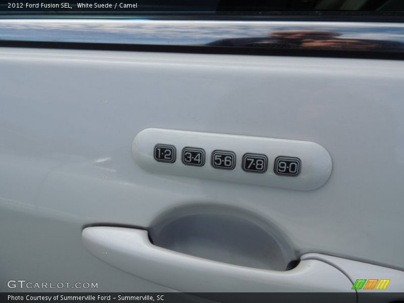 White Suede / Camel 2012 Ford Fusion SEL