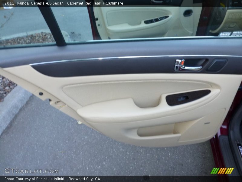 Cabernet Red Pearl / Cashmere 2011 Hyundai Genesis 4.6 Sedan