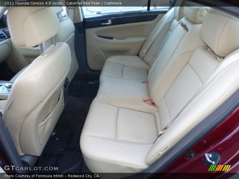 Cabernet Red Pearl / Cashmere 2011 Hyundai Genesis 4.6 Sedan
