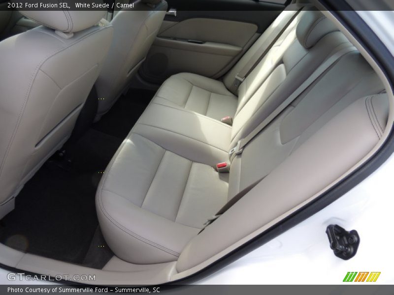 White Suede / Camel 2012 Ford Fusion SEL