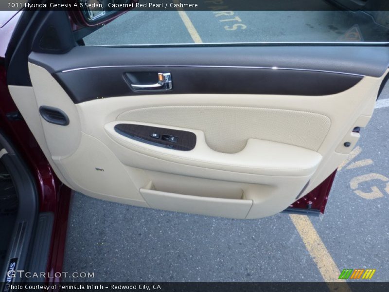 Cabernet Red Pearl / Cashmere 2011 Hyundai Genesis 4.6 Sedan