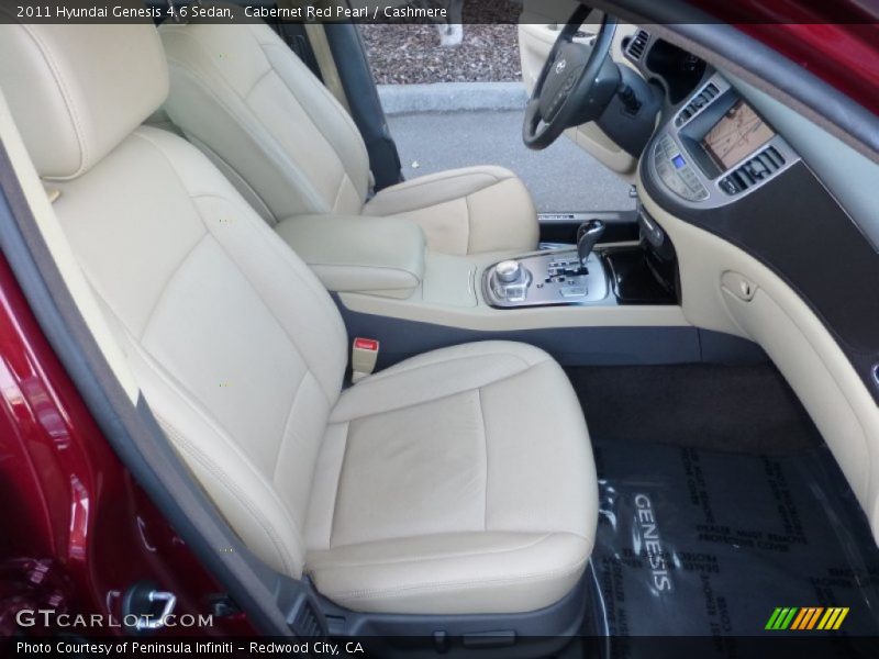 Cabernet Red Pearl / Cashmere 2011 Hyundai Genesis 4.6 Sedan