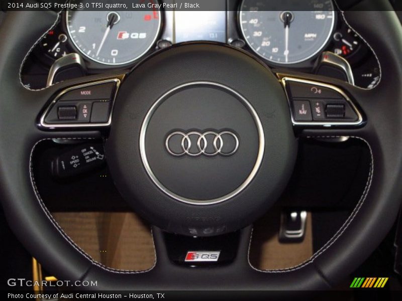 Lava Gray Pearl / Black 2014 Audi SQ5 Prestige 3.0 TFSI quattro