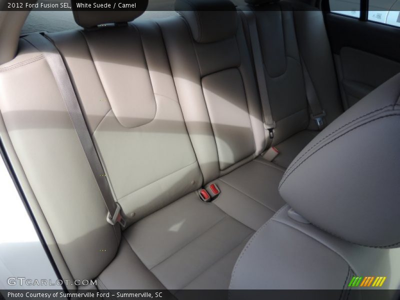 White Suede / Camel 2012 Ford Fusion SEL